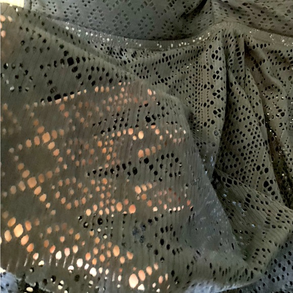 2/$30 Merona tankini swimming top black lace Size L and XL - Picture 8 of 12